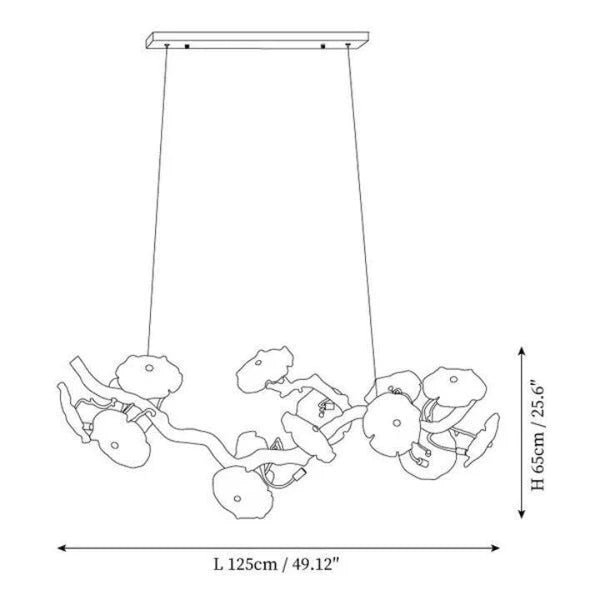 Nenufar Blooming Chandelier